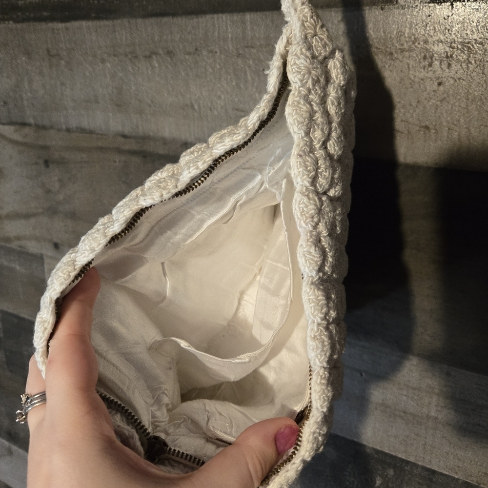 Textured Wristlet Clutch with Wrist Strap - Picture 3 of 5